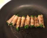 旨味たっぷりニラ肉巻き！玉ねぎソース添え作り方2写真