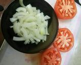 挽き肉とトマトのチーズタワー作り方4写真