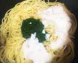 簡単にほうれん草クリームパスタ作り方2写真