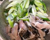 ウツボと白ネギの味噌煮作り方1写真
