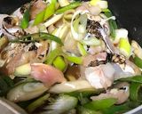ウツボと白ネギの味噌煮作り方3写真
