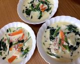 簡単★野菜たっぷり豆乳入りミルクスープ作り方8写真