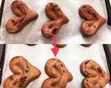 ハートのチョコパン作り方10写真