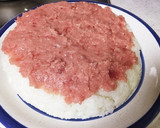 サーモンとねぎとろの寿司ケーキ作り方3写真