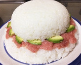 サーモンとねぎとろの寿司ケーキ作り方5写真