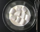 マシュマロで、ふわとろムース作り方1写真