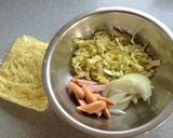 【折るサンド】食パンで作る焼きそばパン！作り方1写真