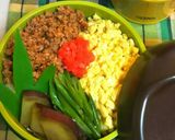 簡単☆節約❤️三色丼❤️お弁当にも作り方4写真