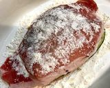 ナスとチーズの豚肉ロースかつ作り方7写真
