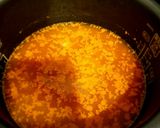 キムチ鍋の残り汁でビビンバ風ご飯☆作り方1写真