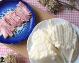 長芋とベーコンのサラダ。柚子胡椒風味作り方2写真