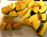 かぼちゃのそぼろ煮作り方1写真
