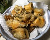 ちくわの ゴマ&ひじきふりかけ揚げ作り方4写真