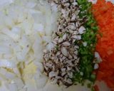 野菜&肉汁たっぷりハンバーグ作り方1写真