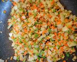 野菜&肉汁たっぷりハンバーグ作り方2写真