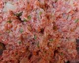 野菜&肉汁たっぷりハンバーグ作り方3写真