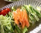 とりささみで棒々鶏サラダ作り方2写真
