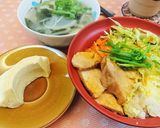 時短美味〜〜チャーシューと野菜どんぶり♪作り方8写真