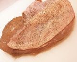 低温調理器で肉汁ジューシー鶏むね肉ソテー作り方2写真