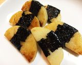 山芋のホクホク磯辺焼き♡麺つゆバター味♡作り方7写真