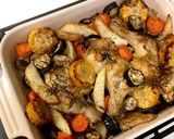 早技!ローストチキン 豪華オーブン焼き作り方10写真