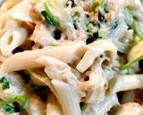 ペンネサラダ ツナと玉ねぎと豆苗作り方4写真
