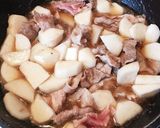 長芋と豚肉の炒め物作り方5写真