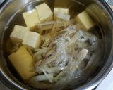 ほっこりピーラーごぼうとお豆腐椀作り方4写真