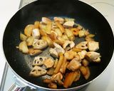 鶏、じゃがいも、蓮根の照り焼き作り方5写真