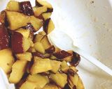 最高に美味しい！大学芋バニラアイスのせ♡作り方7写真