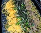 茶そばのいい香り♪ホットプレートで瓦そば作り方7写真