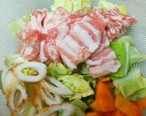 女子高生お弁当★焼きうどん作り方2写真