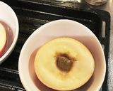 ゴマペーストを入れた焼きリンゴ作り方1写真