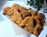 お弁当に！鶏もも肉のチキンカツ作り方8写真