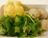 【スープジャー】餅巾着入りつみれ汁作り方1写真