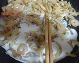 ワンパン＆あと出しご飯♪海老ドリア作り方8写真