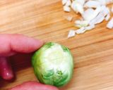 お弁当に！芽キャベツハンバーグ(動画有)作り方2写真
