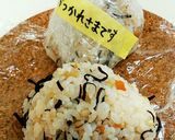 冷凍保存のひじき煮と余ったご飯でおにぎり作り方3写真