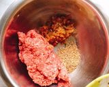 お弁当に！芽キャベツハンバーグ(動画有)作り方8写真