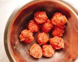 お弁当に！芽キャベツハンバーグ(動画有)作り方9写真