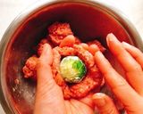 お弁当に！芽キャベツハンバーグ(動画有)作り方10写真