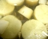 大根の茹で汁で作る甘みのあるスープ作り方1写真
