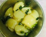 材料2つで旨＊ホタテの塩酒粕ネギ油炒め作り方1写真