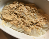 豚肉とカブとネギのごま味噌マヨ重ね作り方5写真