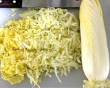 冷蔵庫の残り物で簡単！白菜豆腐のお好み焼作り方2写真