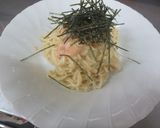 イカの明太子バター焼きそば作り方3写真