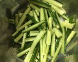 鶏胸肉と三つ葉と胡瓜のおかずサラダ作り方5写真