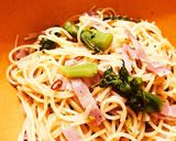 QC・菜の花とベーコンのパスタ作り方8写真