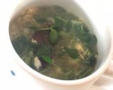 豆苗〔二回目収穫〕のフカヒレスープ作り方4写真