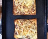 納豆チーズマヨネーズトースト作り方5写真